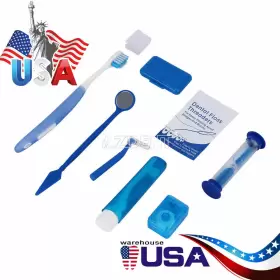 D1680000501 Azdent Dental Hygiene Oral Clean Tools Set Orthodontic Teeth Whitening Floss Brush Kit