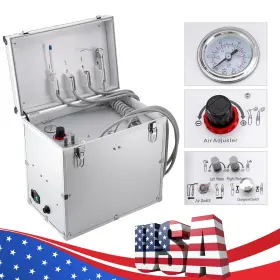 Mjq1020100923c Azdent 18l Dental Autoclave Steam Sterilizer/delivery Unit Suction With Air Compressor