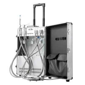 Azdent Sj102070006 Dental Delivery Unit Air Compressor Suction/led High Speed Turbine Handpiece 4h
