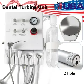 Wlj117006010 Azdent Us Portable Dental Turbine Unit With Weak Suction Work Air Compressor 2/4h