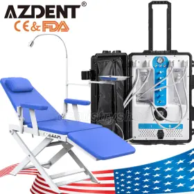 Wlj117010004 Azdent Mobile Dental Portable Delivery Unit Air Compressor Explosion-proof Box 4h/chair