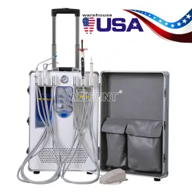 Y41830106 Azdent Dental Mobile Portable Delivery Unit Air Compressor /brushless Implant Motor #3