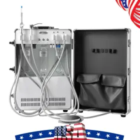 Yd117010012 Azdent Portable Mobile Dental Delivery Unit Cart Air Compressor/handpiece Kit 4hole #3