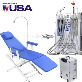 Yky1083000106 Azdent Unidad De Entrega Dental Portable Delivery Unit Compresor Aire /taburete