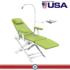 Yz018170746c Azdent Portable Dental Delivery Unit Cart With Air Compressor Suction/folding Chair