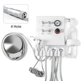 Zh117006010 Azdent Portable Dental Turbine Unit Weak Suction Work With Air Compressor Water Bottle