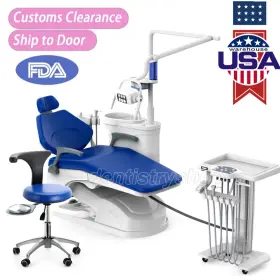 Azdent Zh117011004 Dental Unit Chair Computer Controlled Motor /autoclave Steam Sterilizer Printer