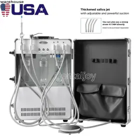 Zlj117010012 Azdent Portable Dental Delivery Unit Air Compressor Strong Suction System 4holes