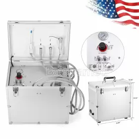 Zlj1280200301 Azdent Portable Dental Delivery Unit Treatment Syringe Suction Turbine Compressor 4h Zlj1280200301 Azdent Portable Dental Delivery Unit Treatment Syringe Suction Turbine Compressor 4h