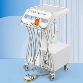 Zlj456798765 Azdent Mobile Dental Delivery Unit Air Compressor Scaler/5 Drawers Cabinet Trolley