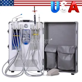 Zlt1280200401 Azdent Dental Unidad M Vil De Entrega Case Succi N Compresor Aire/pieza Mano