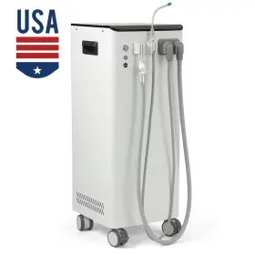 Zy118040002 Azdent Dental Mobile Suction Unit System High Volume Negative Pressure Pump