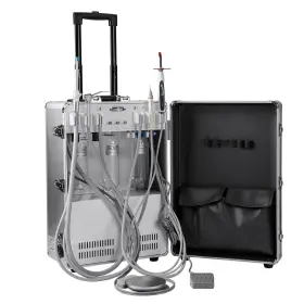Zz1700000301 Azdent Dental Mobile Delivery Unit Woodpecker Curing Light Led Scaler /handpiece 4hole