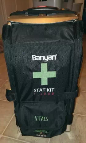 Z-1000 Banyan Z Ca Statkit Medical Rolling Storage Cart Trauma Vitals Airway #2