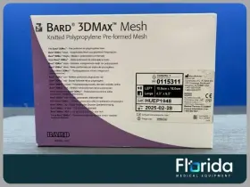 0115311 Bard 3dmax Mesh Knitted Polypropylene Pre-formed Large 4.3 Inch X 6.3 0115311 Bard 3dmax Mesh Knitted Polypropylene Pre-formed Large 4.3 Inch X 6.3