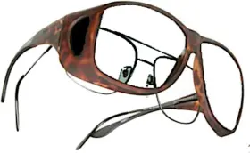 Barrier Technologies 445010464429 Fitover Xl Tortoise 0.75mm Pb Lead Glasses Radiation Protec