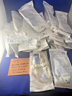 2c8425 Baxter Clearlink Solution Set 10 Drops/m Sealed Of 29 New Free Ship