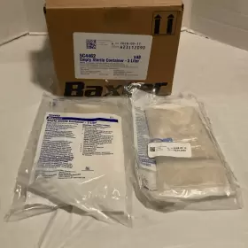 8-14-2028 Baxter 5c4462 Empty Sterile Container 3 Liter Case Of 48 Expires