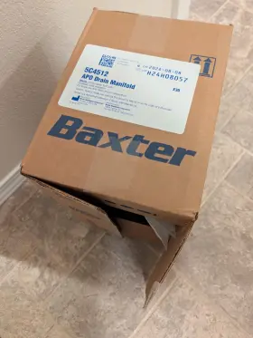 5c4512 Baxter Dialysis Supplies X 23 Apd Drain Manifold