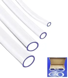 Rg-2345mm-3m Bbypp Clear Tubing Assortment 2mm 3mm 4mm 5mm Id 12 Meters Lengh In All 1mm Thic