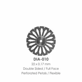 109-010 Besqual Dental Lab Diamond Disc #10 Slotted Serrated 0.27mm X 22mm #3