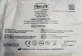 1502152 Bien Air Irrigation Line 5m Ref Lot Of Two