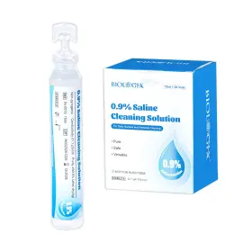 In-015 Biologix 0.9% Sterile Saline Solution 15ml 20 Vials For Cleaning And Daily Care