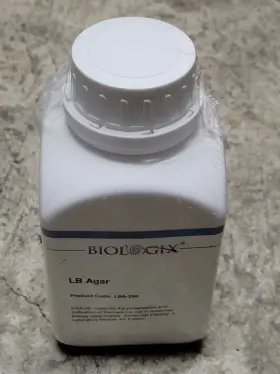 Lba-250 Biologix Lb Agar Bottled Dry Powder Ph 7.0 250g/bottle Expires 12/2028