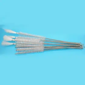 Bc10000 Bipee Test Tube Washing Brush 12mm Diameter Nylon White Color Pack Of 10 #2