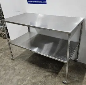 515748 Blickman Stainless Steel Back Table 48 Inch L X 24 D 34 H #3