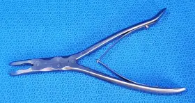 26-1081 Boss Smith Petersen Rongeur Slight Curve 7 1/2 Inch