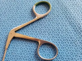 93-5756 Boss Kuhn-bolger Double Spoon Giraffe Forceps Instrument Stainless Steel #2