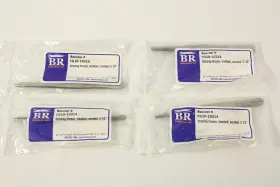 Fg10-10214 Br Surgical Lot Of 4 Dressing Forceps Standard Serrated 5 1/2 Inch #3