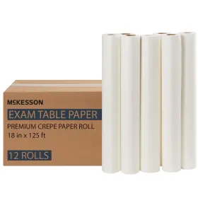 Brand 744759366849 Medical Exam Table Paper Rolls 12 18 In X 125 Ft White Premium Crepe D