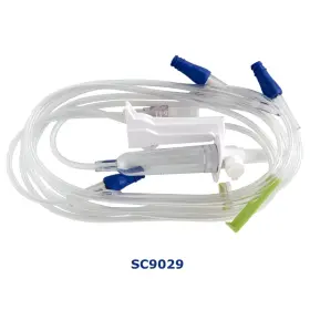Sc9029 Bravo 24 Primary Iv Administration Set Gravity 3 Ports 15 Drops/ml 50/case