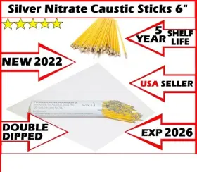 B-7482 Bray Group Limited 30 Double Dipped Silver Nitrate Applicator Sticks 6 Inch Warts Removal Petnail 2026