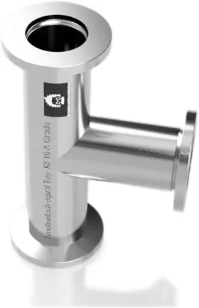 Tee-kf16-agrade Brownian Motion Technology Bmotiontech Iso-kf Nw16 Kf16 Equal Tee 3-ways Fitting For High Vacuum