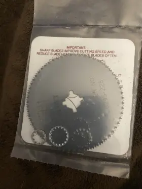 0295-226 Bsn M-pact 2.5 Inch Dicronite Coated Cast Cutter Saw Blade Hex Or Pin Drive Usa New