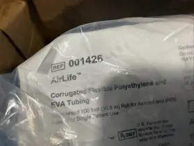 001426 Cardinal Health Airlife Corrugated Segmented Flex Polyethylene Eva Tubing 100ft Roll #2