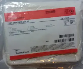 11-7008d Cardinal Health 11-7008 8 Cardinalhealth Presource Standard Tray Skin Prep # St Exp 04/13/2028
