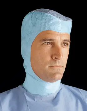 4380c Cardinal Health Blue Comfort Hood Cool And Maximum Coverage 75ct One-size