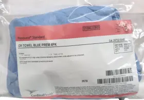 28702 Cardinal Health 701-b 4 Pack Medical Presource Standard Single Use 3578 Sterile Blue Or Towel