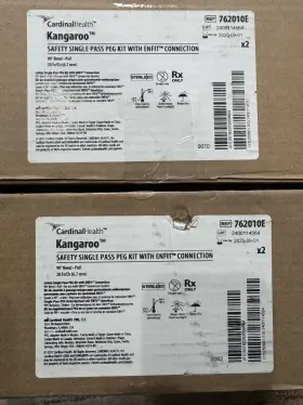 762010e Cardinal Health Peg Tube Kits - Safety Dobbhoff Enfit 20fr 2/case