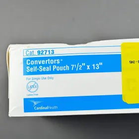 92510 Cardinal Health 92713 Convertors Self-seal Pouch 7.5 Inch X13 5.25 X10 #3