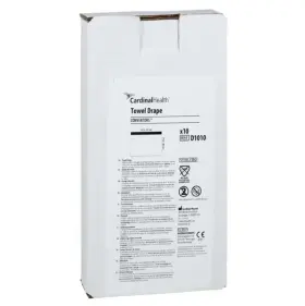 D1010 Cardinal Health General Purpose Drape Towel 10 Per Box Non Sterile Size 24 X 18