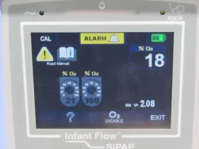 675-cfg-005 Carefusion Infant Flow Sipap Respirator P/n Power Tested #3