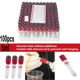 Carejoy 190891221599 Sterile Vacuum Blood Collection Tubes Medical Glass No Additive Brand-new