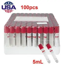 670064 Carejoy Medical Vacuum Blood Collection Tubes No Additive Sterile Us Fast Shipping