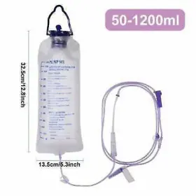 670458 Carejoy 1200ml One-time Feeding Bags Medical Plastic Enteral Nutrition Bag 3pc 670458 Carejoy 1200ml One-time Feeding Bags Medical Plastic Enteral Nutrition Bag 3pc