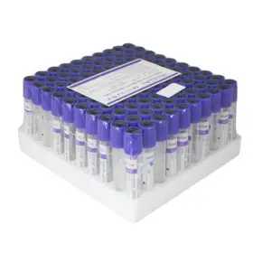 Purple-edtak2 Carejoy Newmedical Blood Collection Tubes/ Coagulation Tubes 12x75mm For Laboratory Us